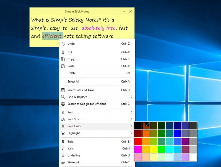 Simple Sticky Notes 6.1 instal the last version for windows