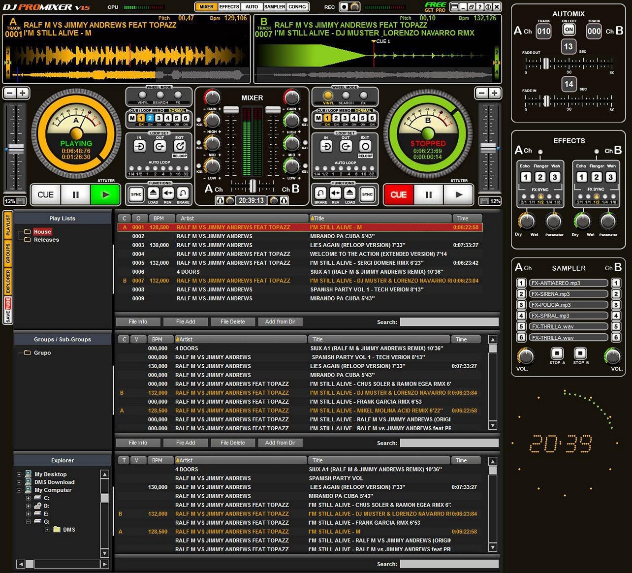 mixx - free dj mixing software