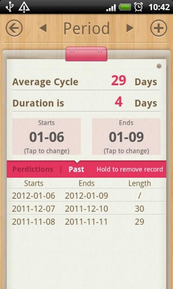 Period Calendar Old version for Android